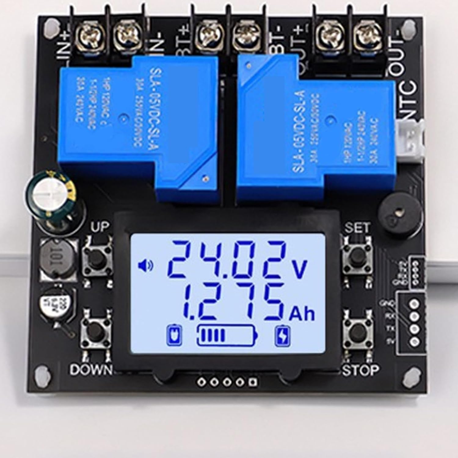 Discharge Controller Low Voltages Cutoff Switcher Display 30 a Current Relays Discharge Protections Energy Storage Automatic Battery