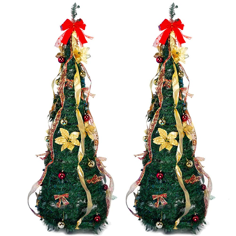 6ft Christmas Tree With 200 Led Rgb Color Changing Lights | Desertcart UAE