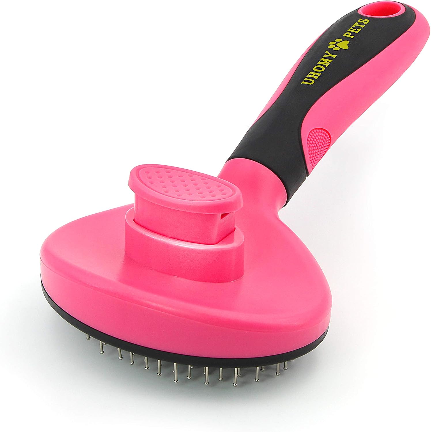 Uhomy Pets Self - Cleaning Slicker Brush Dog Comb Professional Pet Grooming Brush for Small, Medium & Large Dogs and Cats Regular…