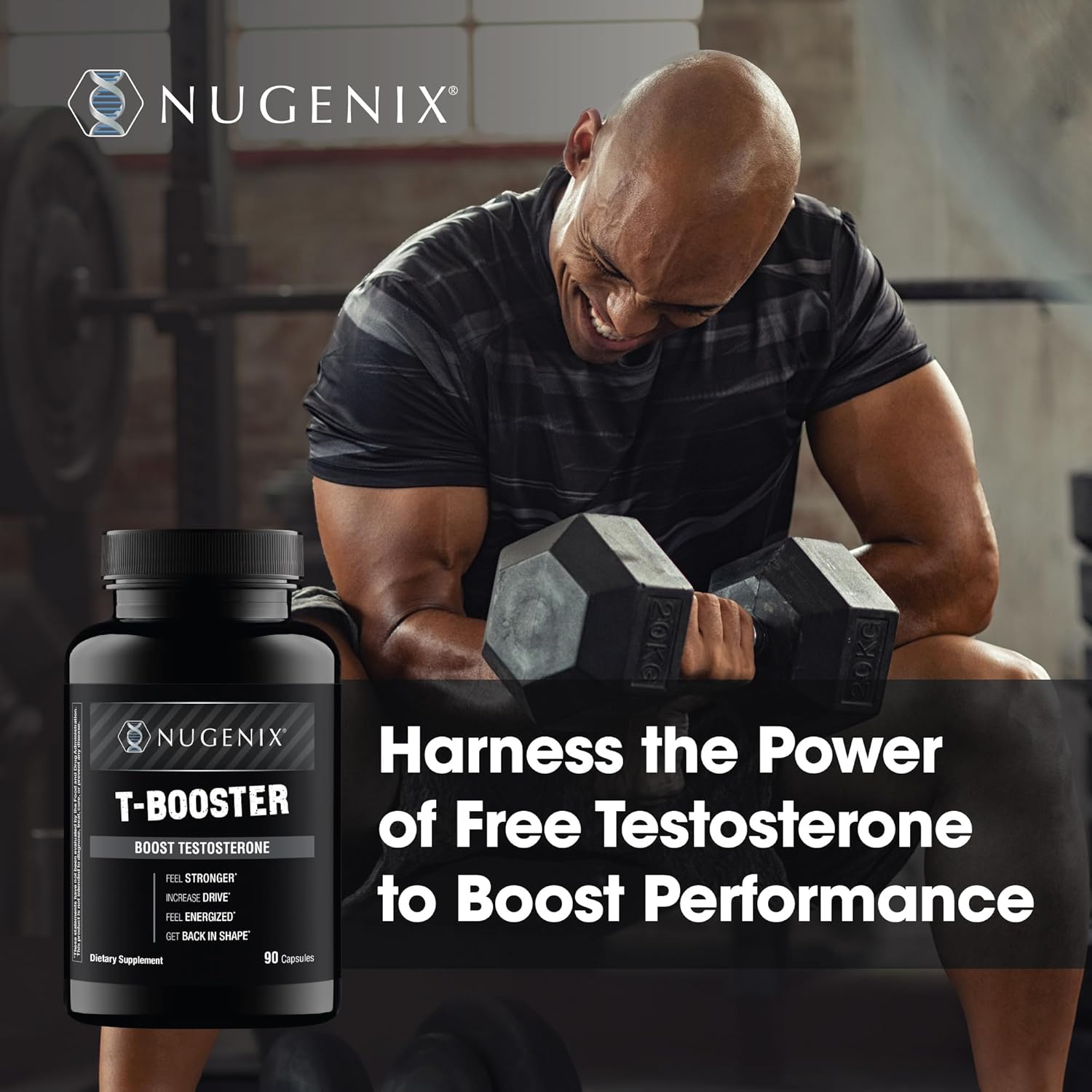 Nugenix T Booster - Free Testosterone Booster Supplement for Men, 90 Count - Image 4
