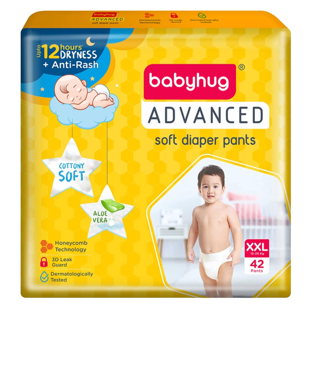 Buy Babyhug Advanced Pant Style Diaper Extra Extra Large Xxl 42 Pcs. Online at Low Prices in