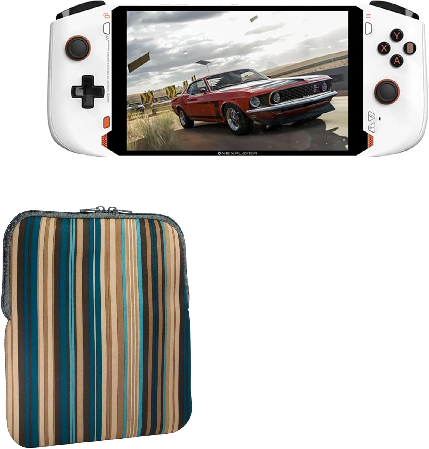BoxWave Case Compatible with OneXPlayer One-Netbook 5 (10.1 in) - Chic Pouch, Retro 70's Design Neoprene Slip Sleeve - City Lights