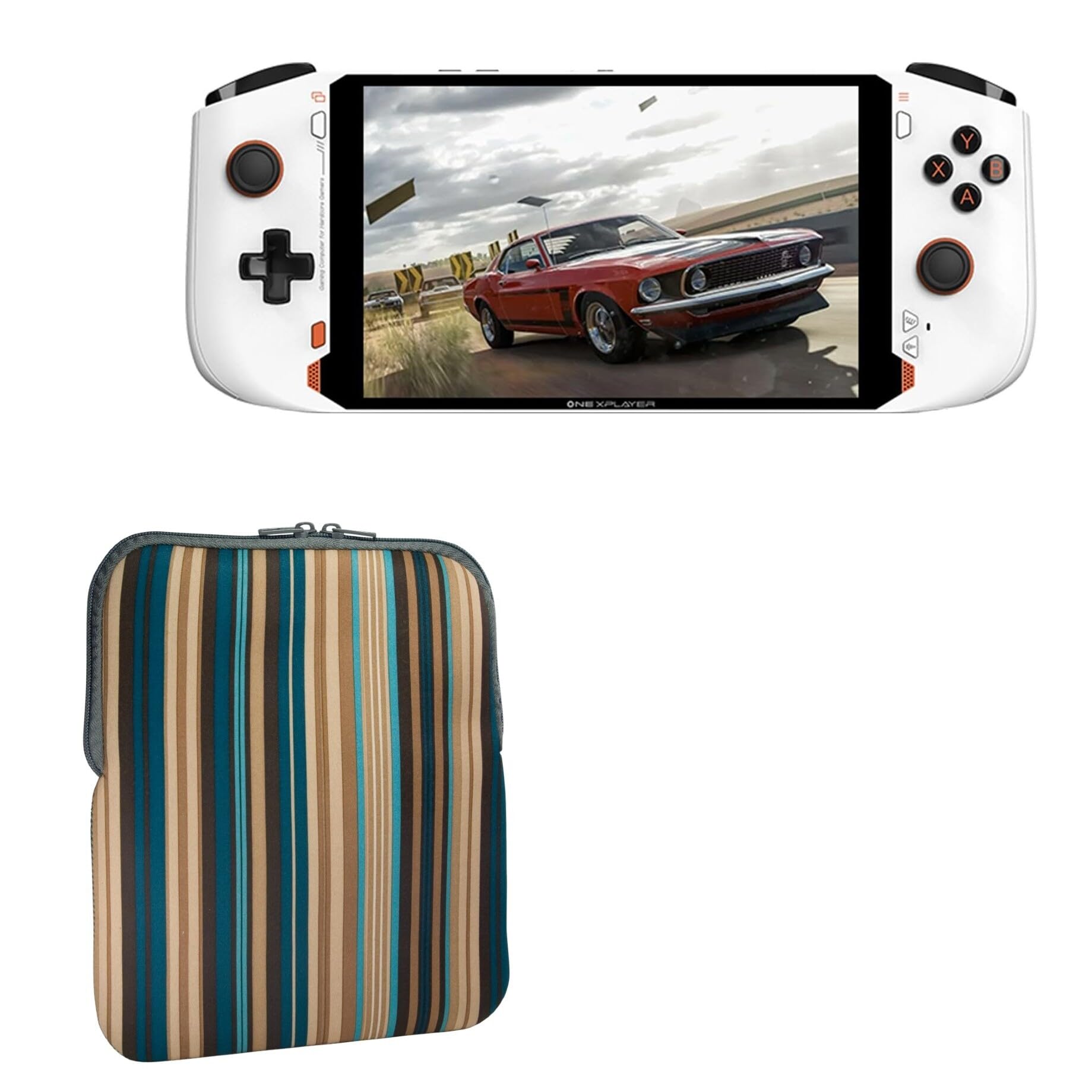 BoxWave Case Compatible with OneXPlayer One-Netbook 5 (10.1 in) - Chic Pouch, Retro 70's Design Neoprene Slip Sleeve - City Lights