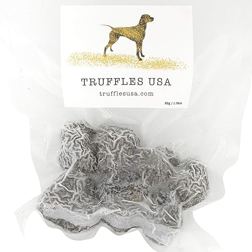 Truffles de verano color negro de la marca TRUFFLES USA Frozen de 18 ml importados de Italia para alimentos especiales vegetarianos sin gluten y