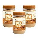 PBPow Original Peanut Butter Powder | No Artificial Flavour, Gluten Free, No GMO | 80% Less Fat | Healthy Snacking For Kids, After Gym, Breakfast| 345g Protein in 681g Pack Of 3 gallery image
