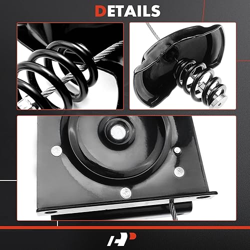 Miniatura 5 de A-Premium Soporte de portador de neumáticos de repuesto compatible con Toyota Tundra 2000 2001 2002 2003 2004 2005 2006 Reemplazo # 519000C010,