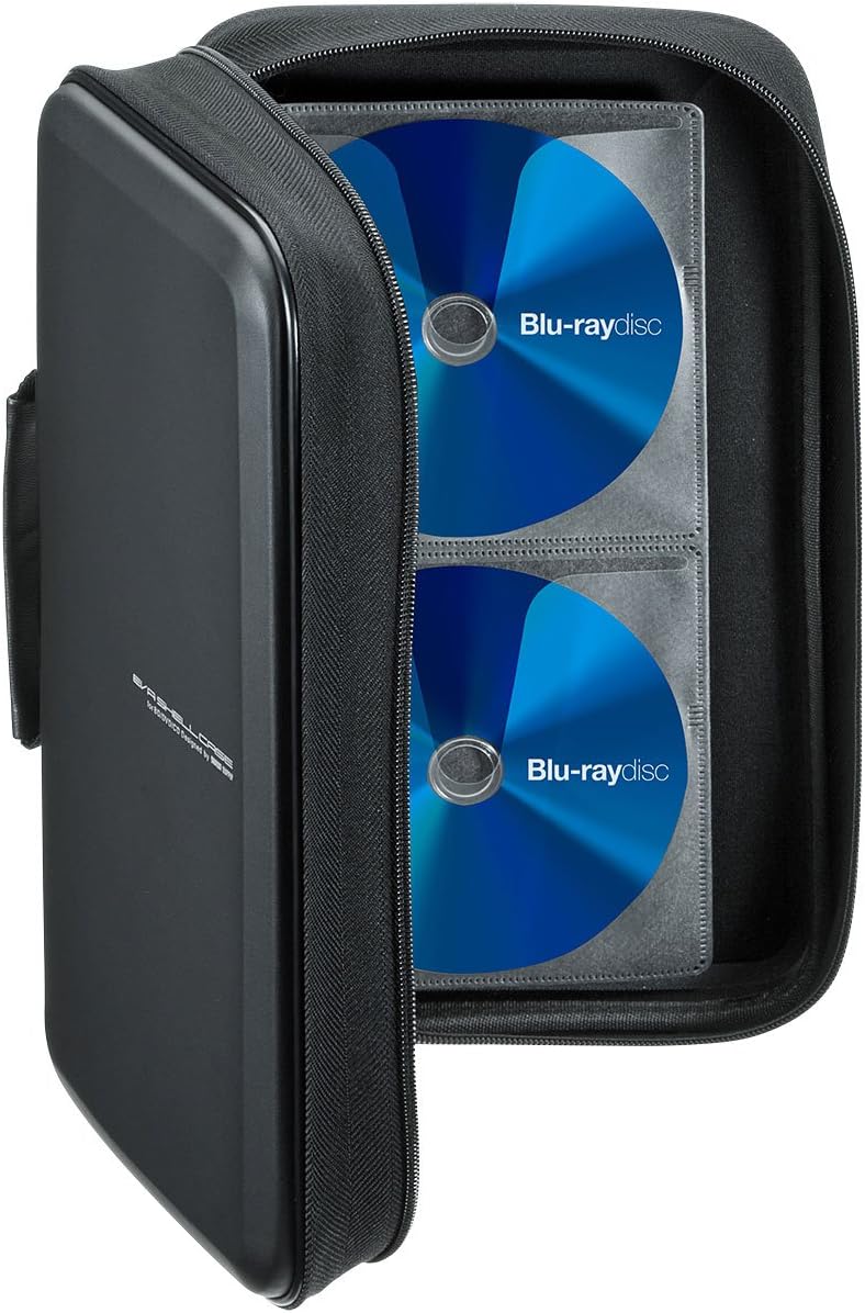 Sanwa Blu-ray disc corresponding semi-Hard case 104 Holds Black FCD-WLBD104BK
