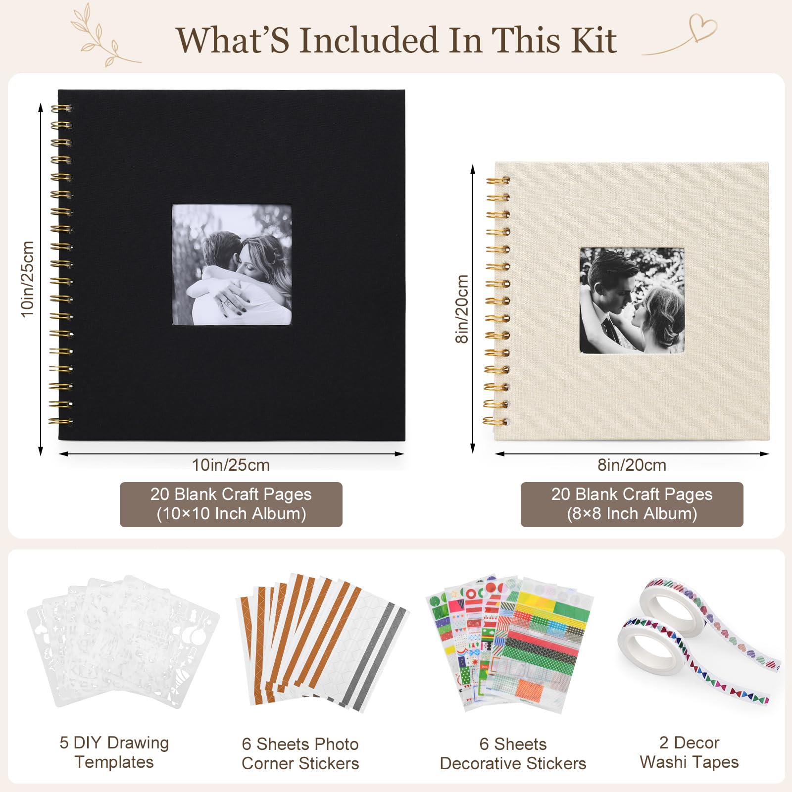 Álbum de recortes, álbum de fotos personalizado y álbum de fotos de boda de
