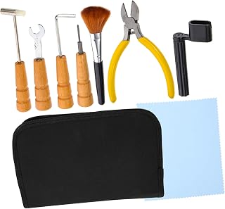 Guitar Repairing Tool Set, 8 Piece Maintenance Kit for Beginners