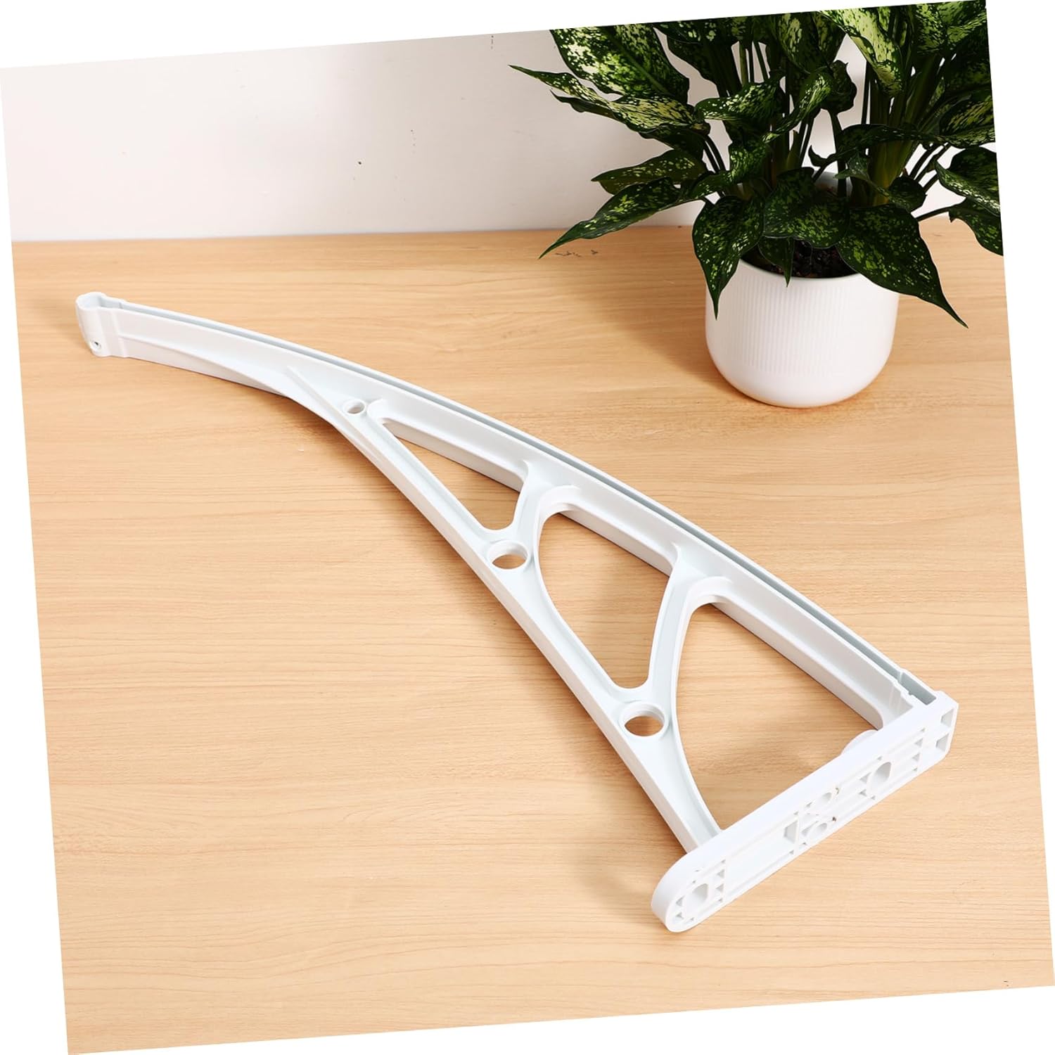 Kisangel Heavy Duty Awning Bracket for Outdoor Use Weather Protection Canopy Bracket for Doors Friendly Setup Chic Design for Patios Gardens and Balconies