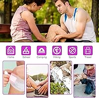 Vista 3 de Kit de Primeros Auxilios Pequeño-Compacto-Suministros de Recambio-Elementos Básicos de Emergencia - 300 PIEZAS Elementos Esenciales para el Hogar