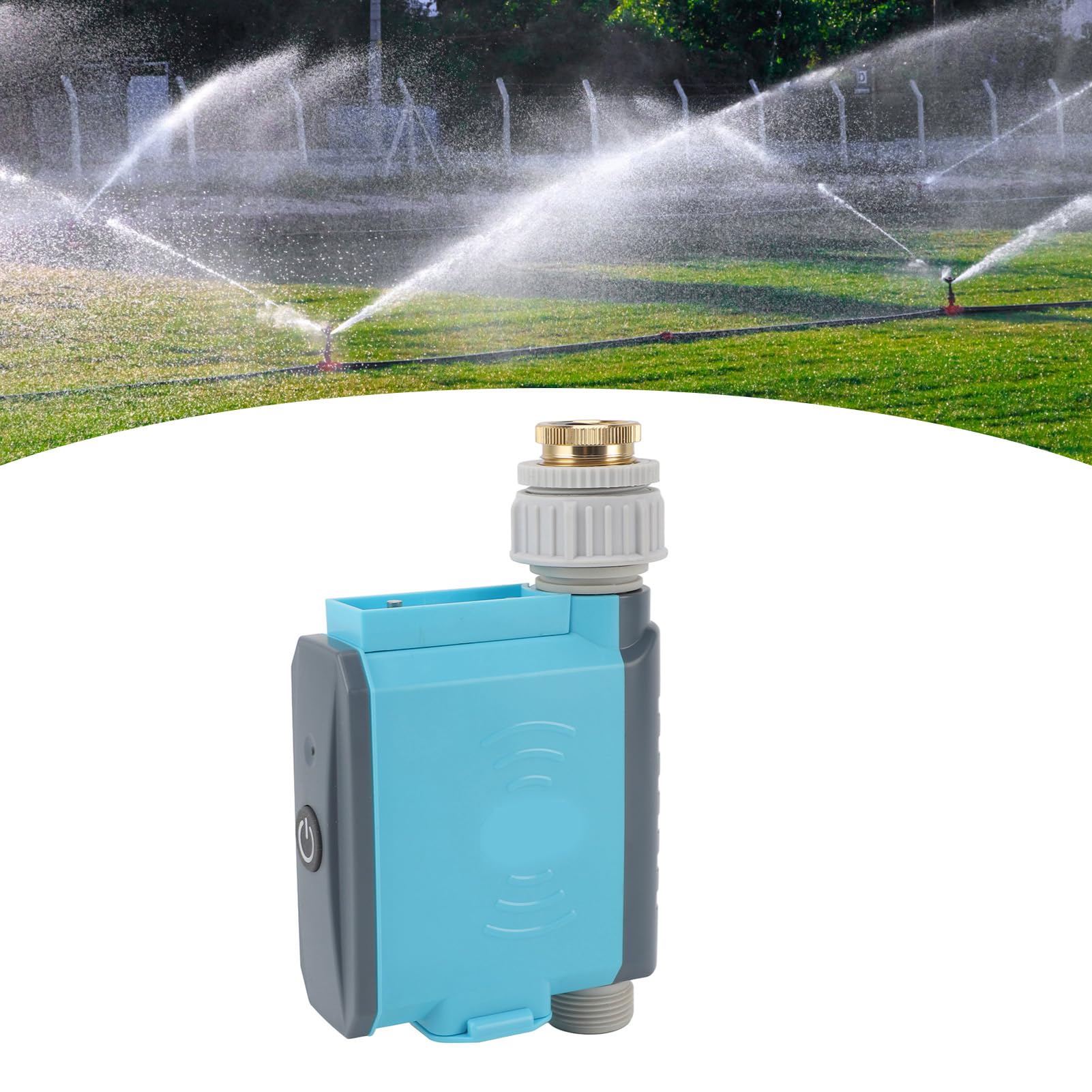 Smart WiFi Sprinkler Timer Wassertimer Automatisches Bewässerungssystem Fernbedienung Garten Effiziente Bewässerung für Hof Balkon Zuhause Grüne Wand POM-Material 310 g (Bluetooth-Regenregler)