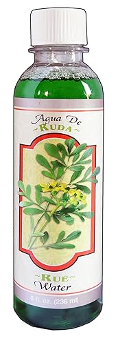 AGUA ESPIRITUAL RUDA 12 PIEZAS AURA CON HOJAS - AGUA ESPIRITUAL RUDA 8 FL. OZ.