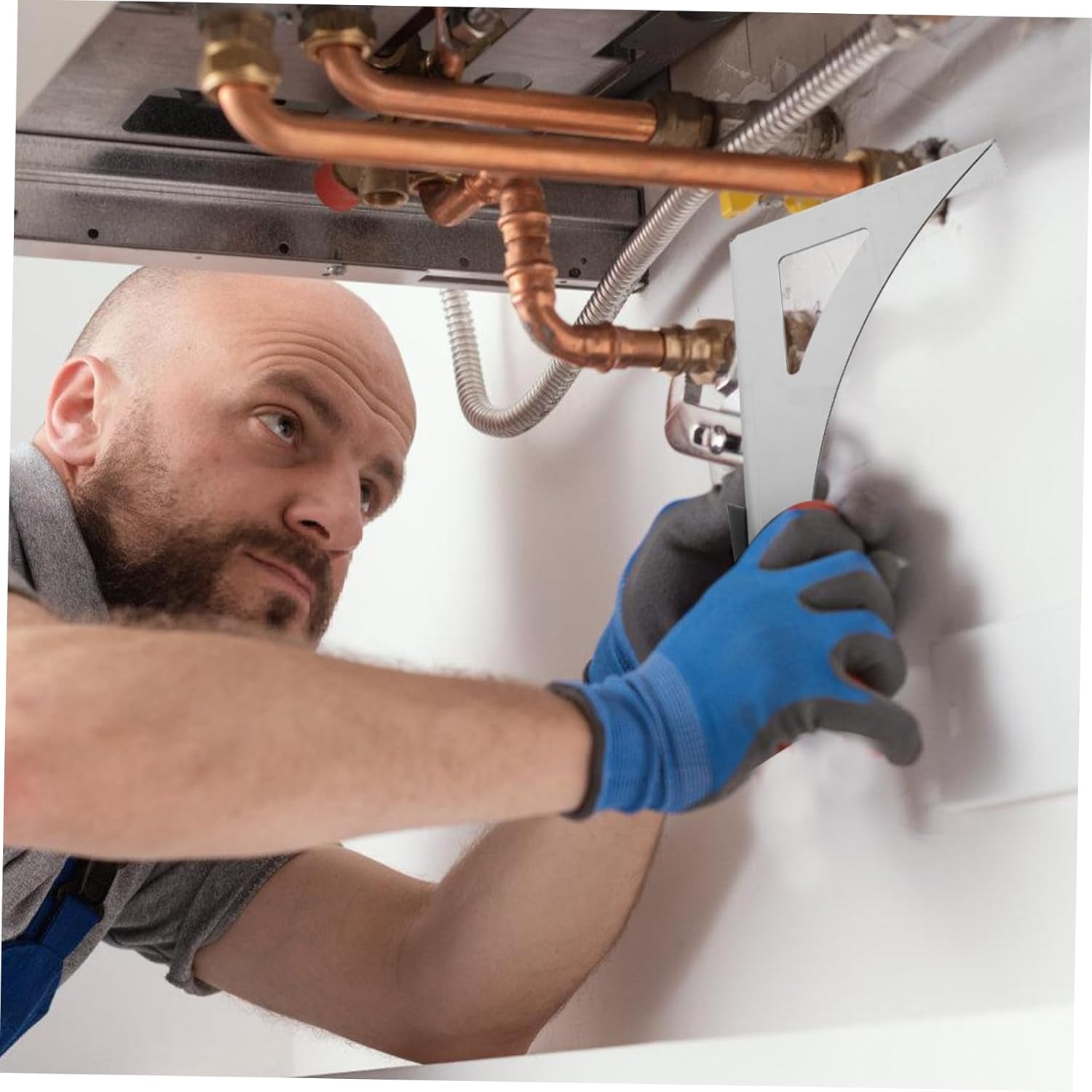 Gadpiparty 1pair Metal Water Heater Bracket Support for Electric Heaters Easy Wall Installation Design for