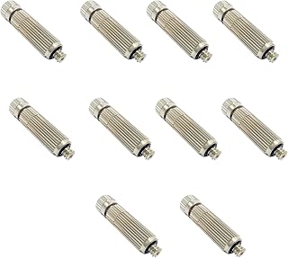 Professional 0.4mm Ceramic Tip Sprayer Nozzles For Outdoor Water Cooling Plated Brass 10 Pieces High Pressure Brass Plated Spray Nozzle