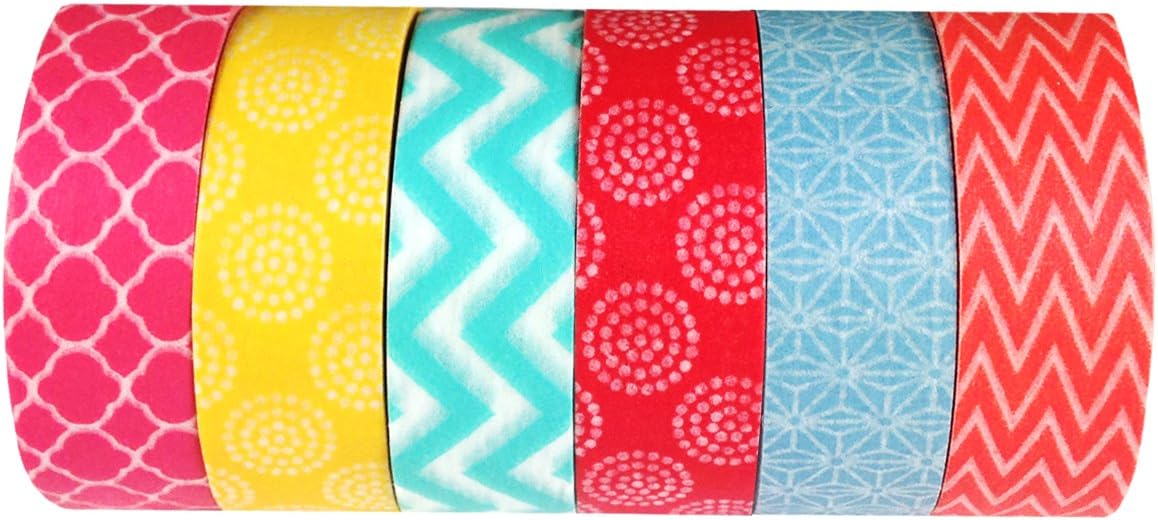 Allydrew Washi Tapes Decorative Masking Tapes, Set of 12, ADSET35
