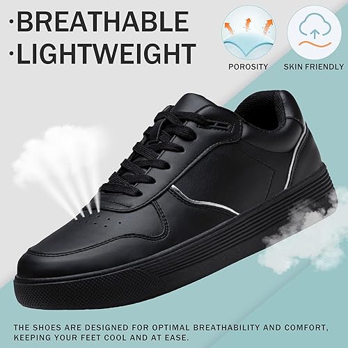 Miniatura 3 de Vepose 8001 - Tenis de moda para mujer, con cordones y soporte para el arco, zapatos de vestir para mujer