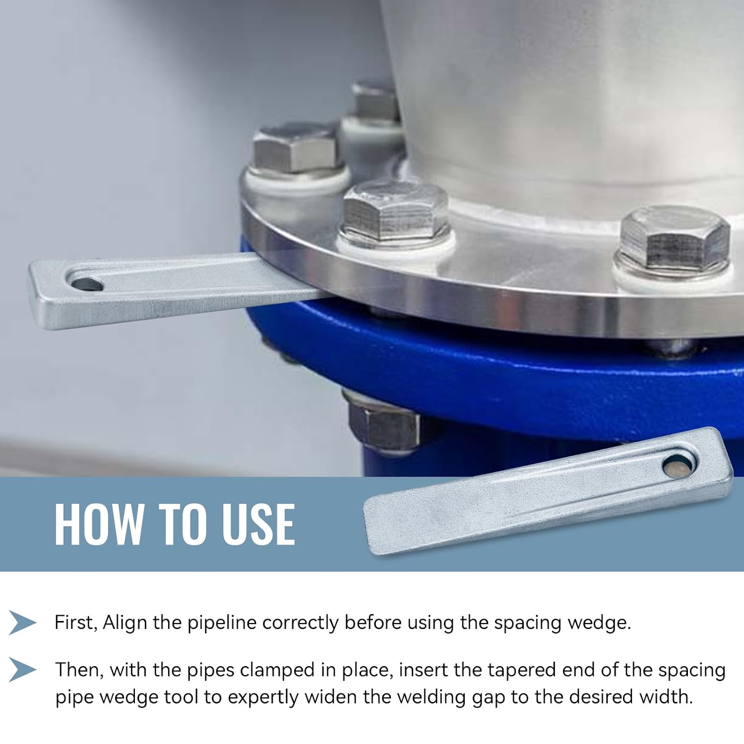 2Pcs 5 Inch Set Up Wedge Instead of Jaw Pullers, Position or Add Space Between Parts and Materials Set Up Wedge for Setting up Work on Planers, Shapers, Milling Machines and Other Similar Applications