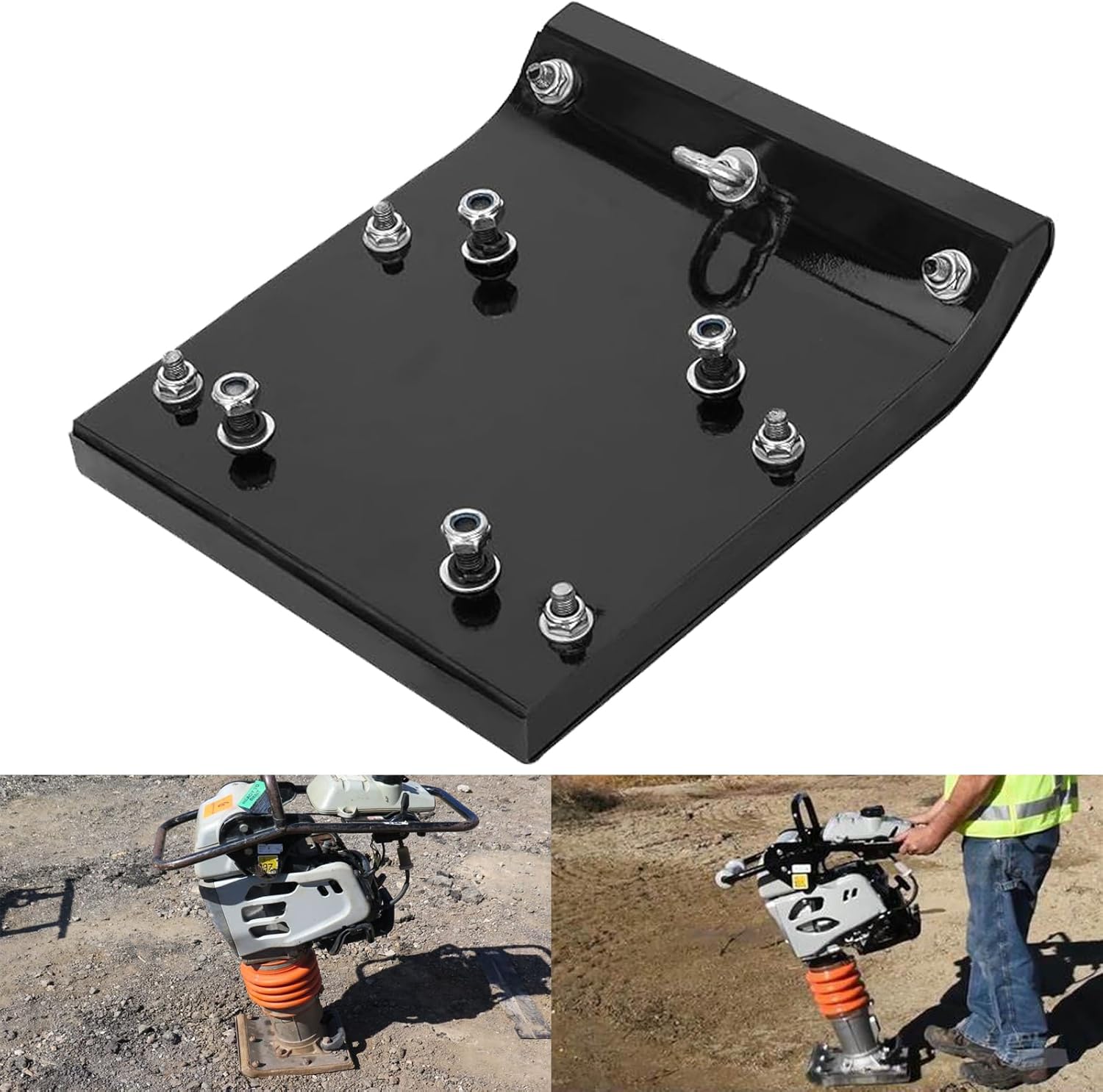 11" Wood Shoe Kit Fits for Multiquip-Mikasa MTX70 MTX80 MTX90 Jumping Jack Tamping Rammer Replace 8511S 366910020 362910130