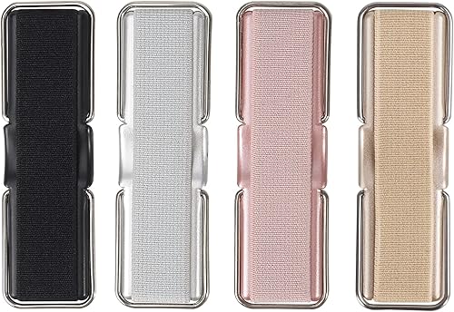 Correa para teléfono, 4 unidades, agarre para teléfono con soporte, soporte para correa de teléfono para soporte de mano y dedo, adecuado para