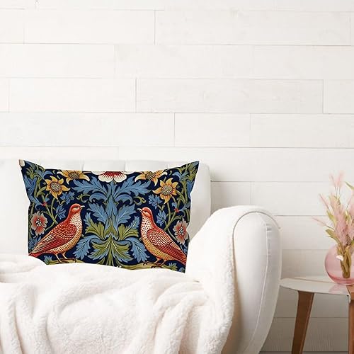 Vista 811 de ArogGeld Chinoiserie - Fundas de almohada escénicas asiáticas, estilo asiático, funda de almohada azul y verde Kelly, funda de cojín para decoración