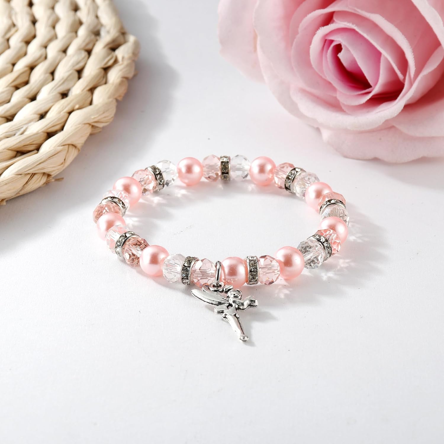 Tooth Fairy Bracelet Tooth Fairy Gift Beaded Bracelet Tooth Fairy gift Birthday Gift Personalised Tooth Fairy Card With Bracelet And Gift Box