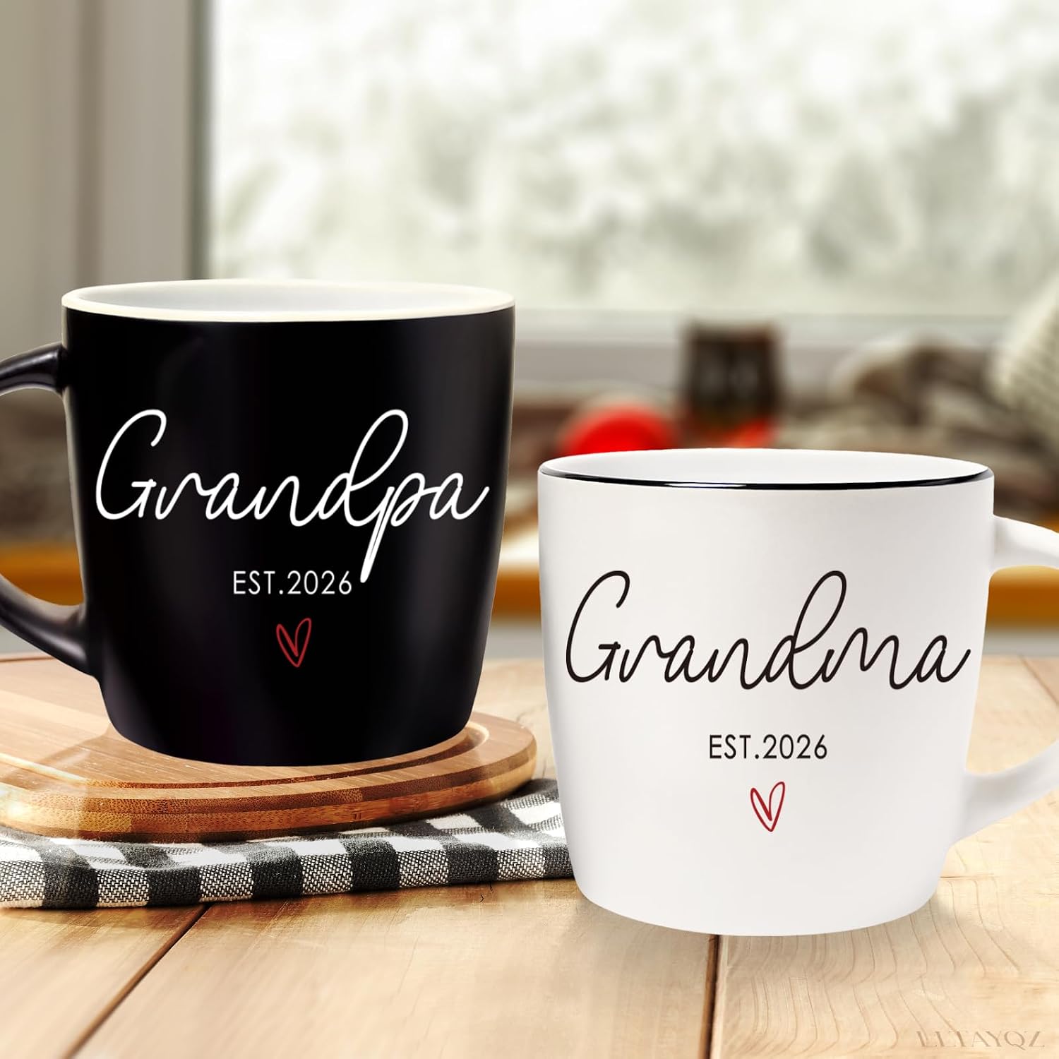 New Grandparents Mug Gifts First Time 2026, Pregnancy Announcement For Grandparents 2026 Mug Gift, Promoted To Grandma And Grandpa Mugs Gifts for Grandfather Grandmother, Baby Announcement Gift-3