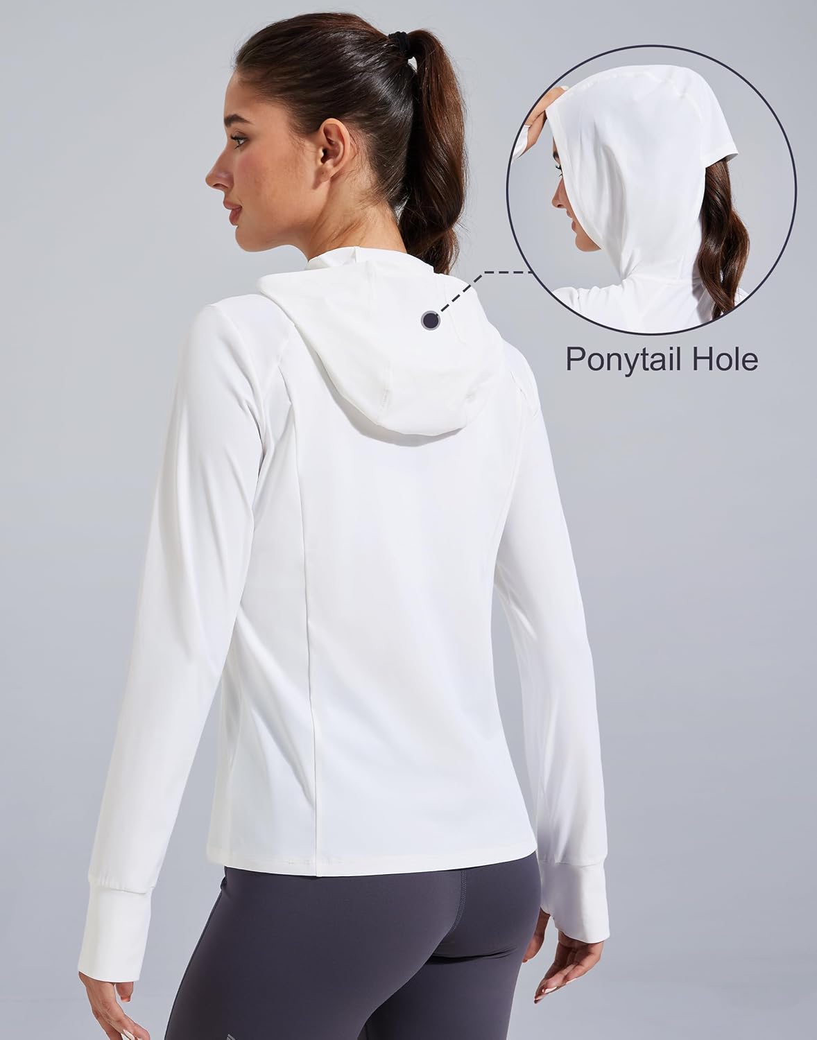 Pioneer Camp Women's UPF 50+ UV Sun Protection Jacket Hooded SPF Cooling Sun Shirt Lightweight Hiking Fishing Summer Clothing - Image 4