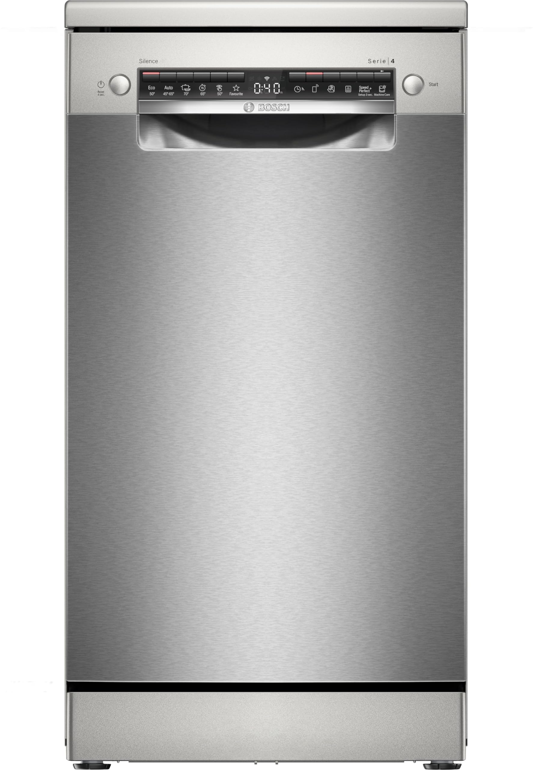 Bosch Série 4 Lave-vaisselle 45 cm Pose libre Inox SPS4EMI61F