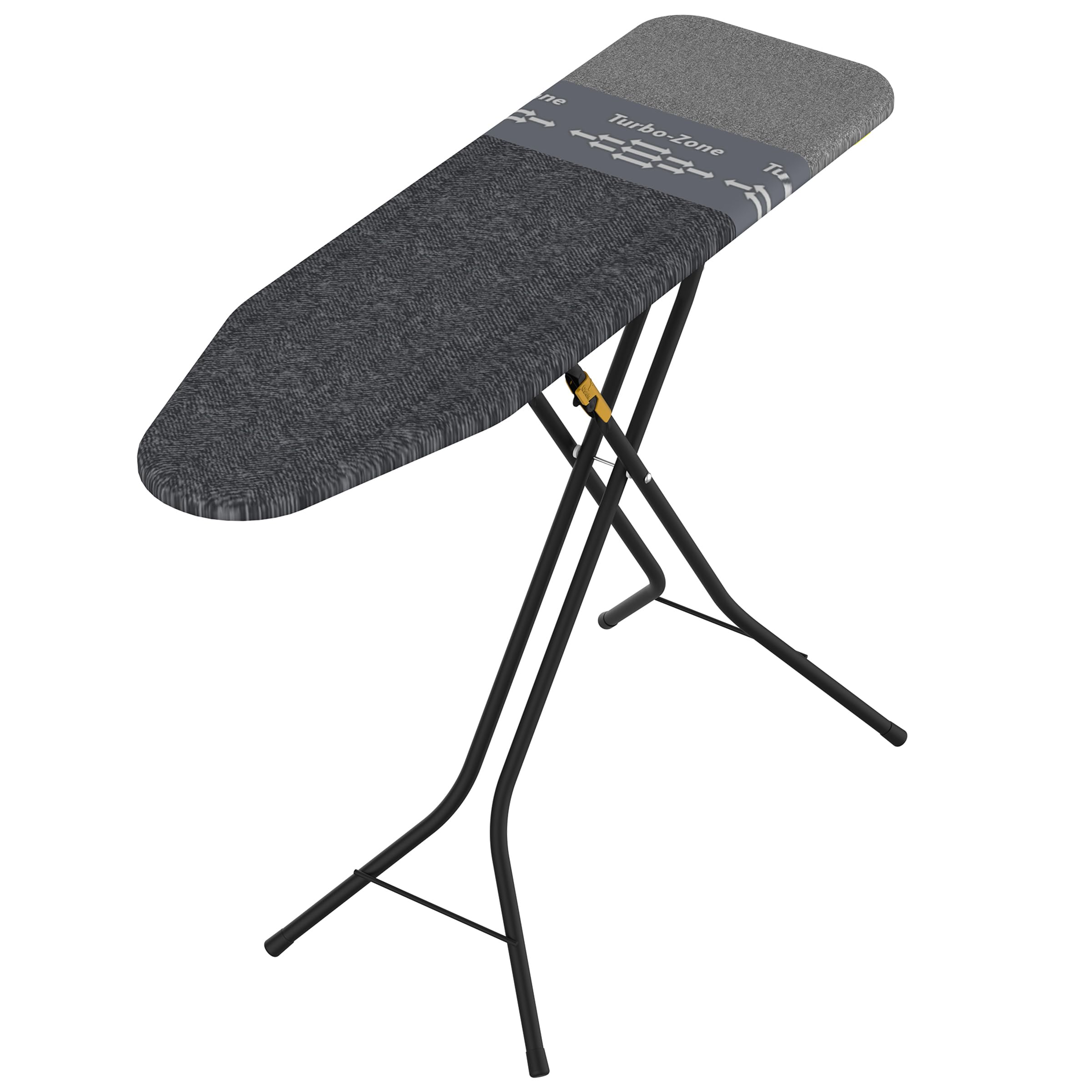 Rörets Tabla de Planchar Next Pulse Black Dual Action - Zona Turbo y Park, Acolchado 4 Capas, Altura Regulable, Estructura de Acero Inoxidable - 108 x 32 cm
