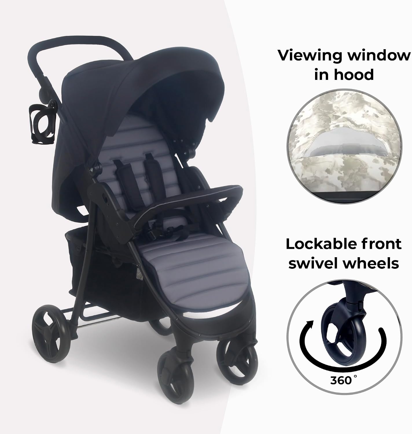 MB30 Pushchair – from Birth to 4 Years (22kg), Easy Compact Fold (MB3… thumbnail 7