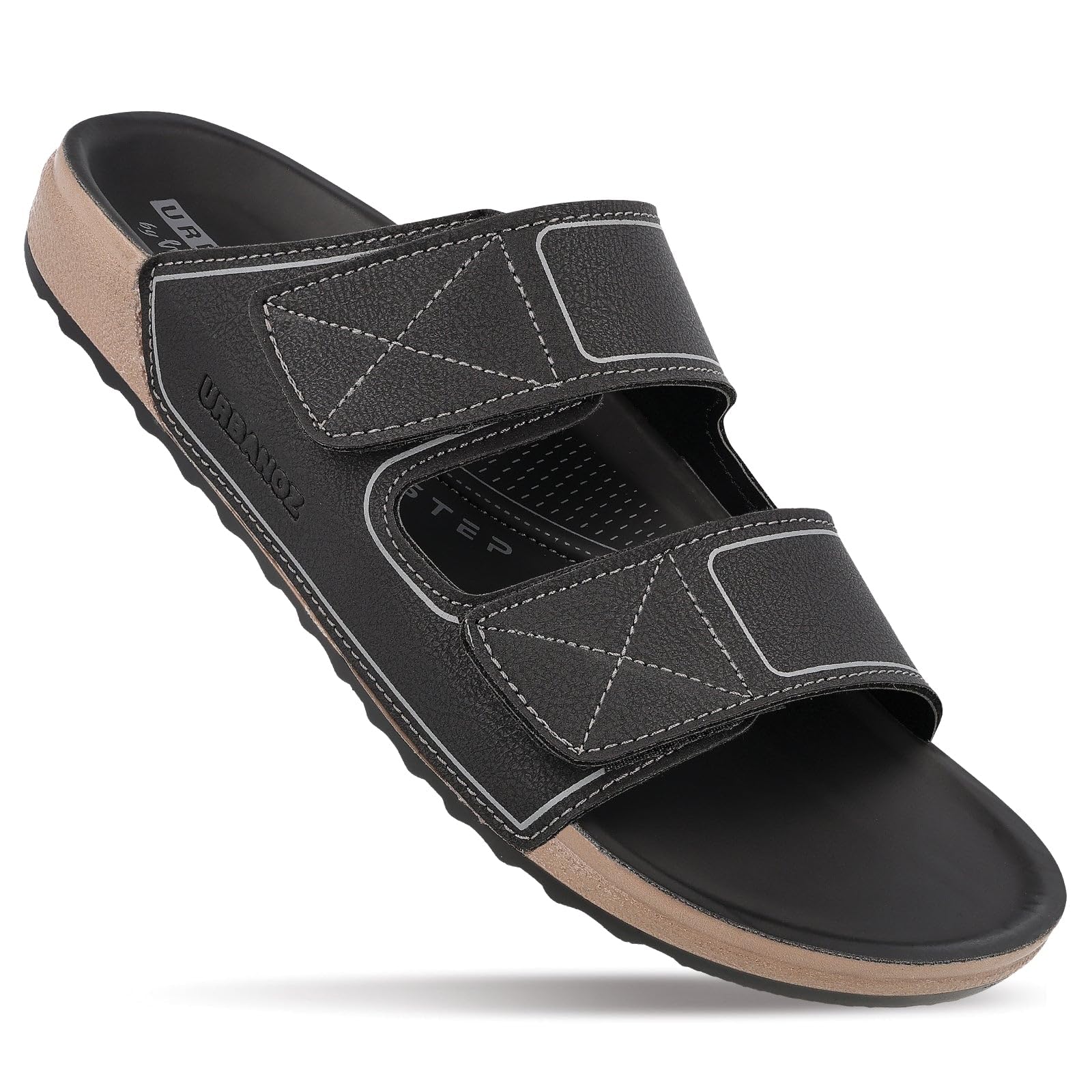 walkaroo Men's Comfort Sandals | URBANOZ | DAILYWEAR SANDALS | Lightweight, Synthetic Upper, PU Sole, Lace-Up Closure | WGP53222-picture-13