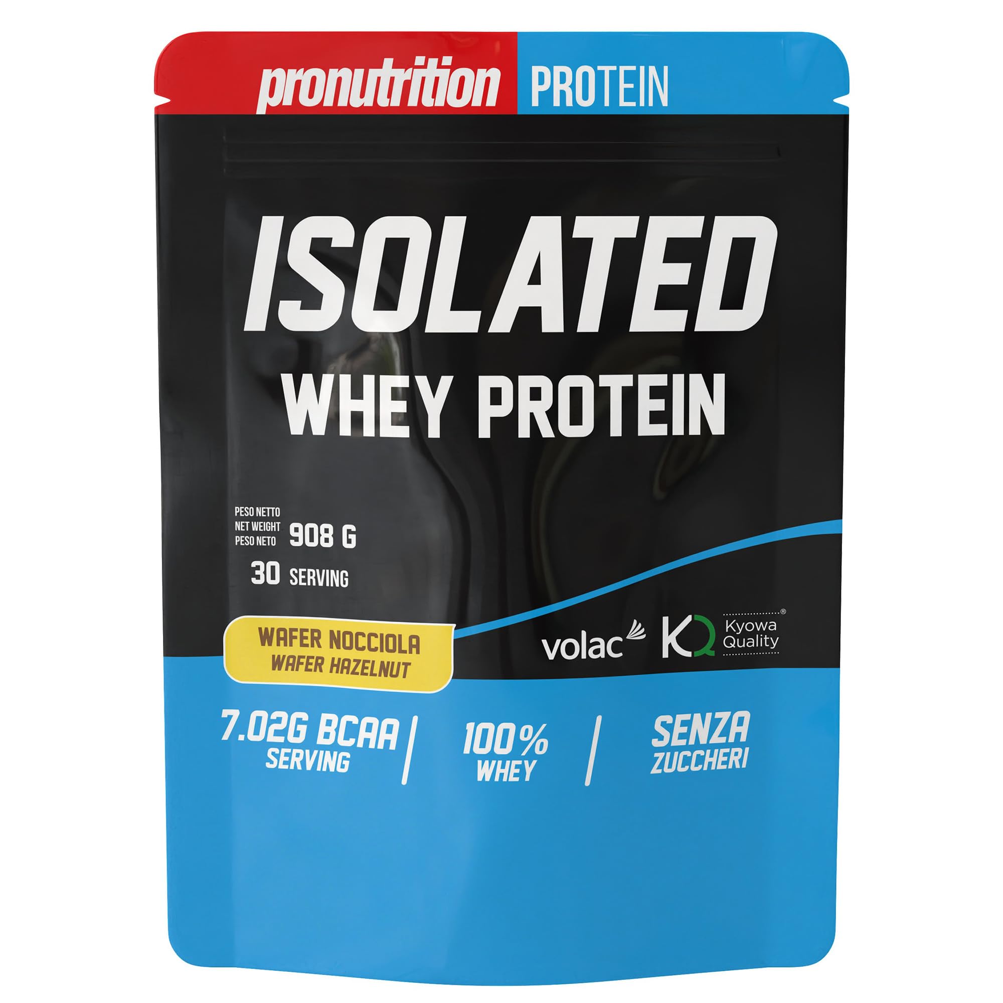 Pro Nutrition Proteine Isolate WPI Ultra Whey 90 CFM – Recupero Muscolare Rapido e Purezza Massima – Gusto: Wafer