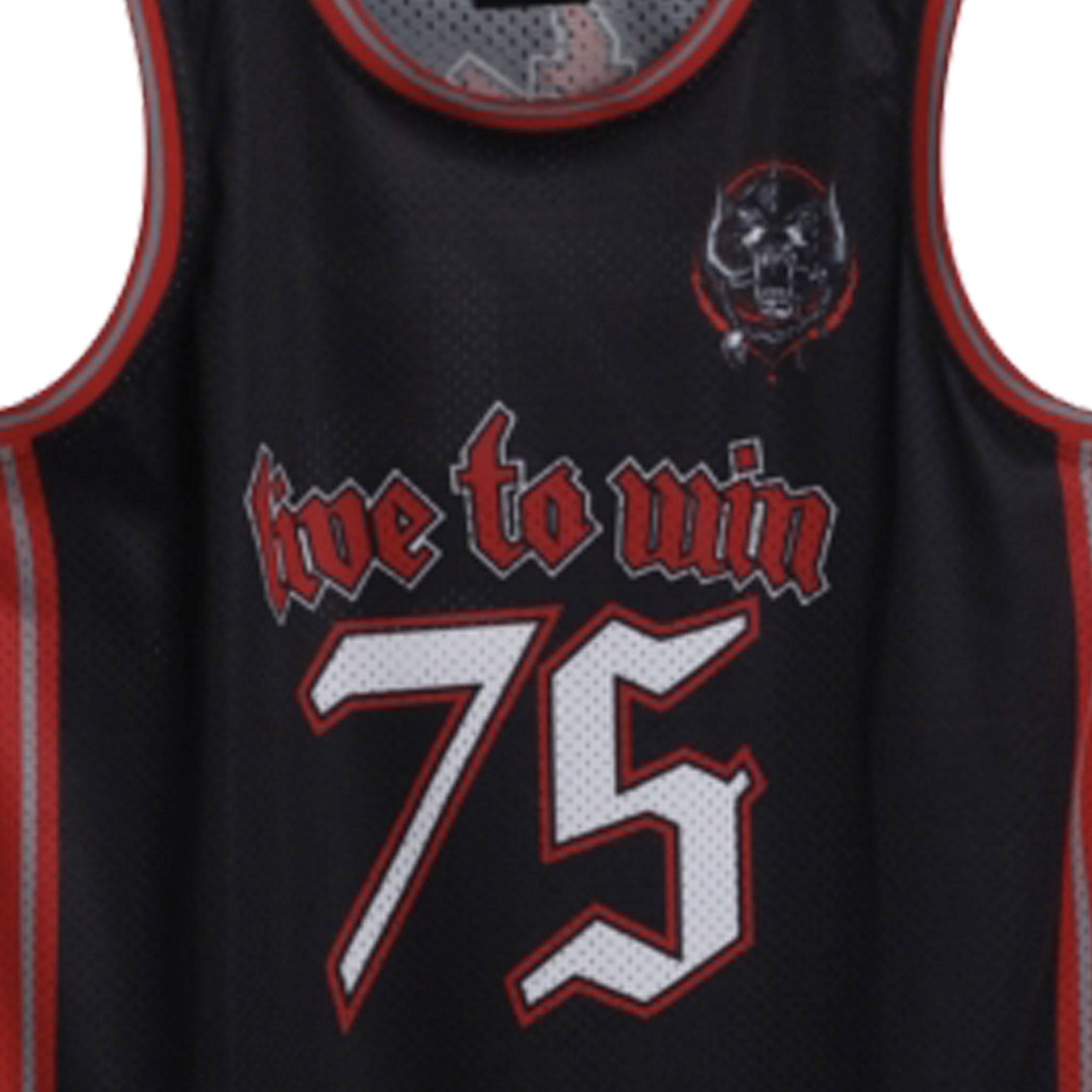 Amplified Motorhead Live To Win Basketball Jersey Size XS