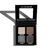 Vista 8 de Paleta de sombras de ojos Quad de Sigma Beauty – Sombra de ojos para maquillaje Quad con una fórmula mantecosa y suave y tonos acumulables