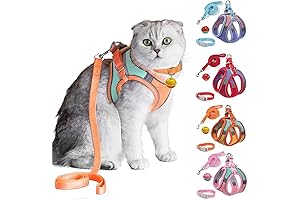 Escape Proof Cat Harness, Collar, and Leash Set
