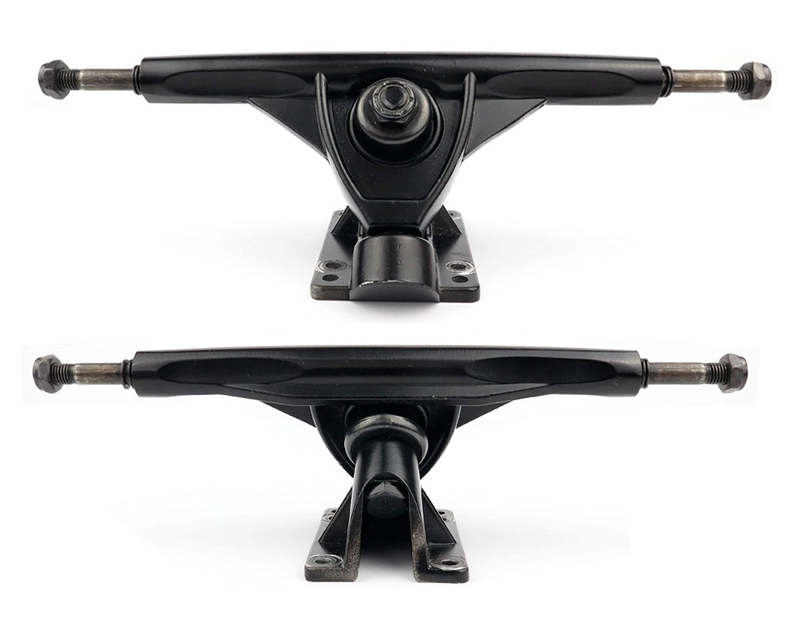 VJ Longboard Skateboard Trucks, 7inch 178mm, 50 Bases, Reverse Kingpin for Downhill, Pintail and Freeride (Set of 2)