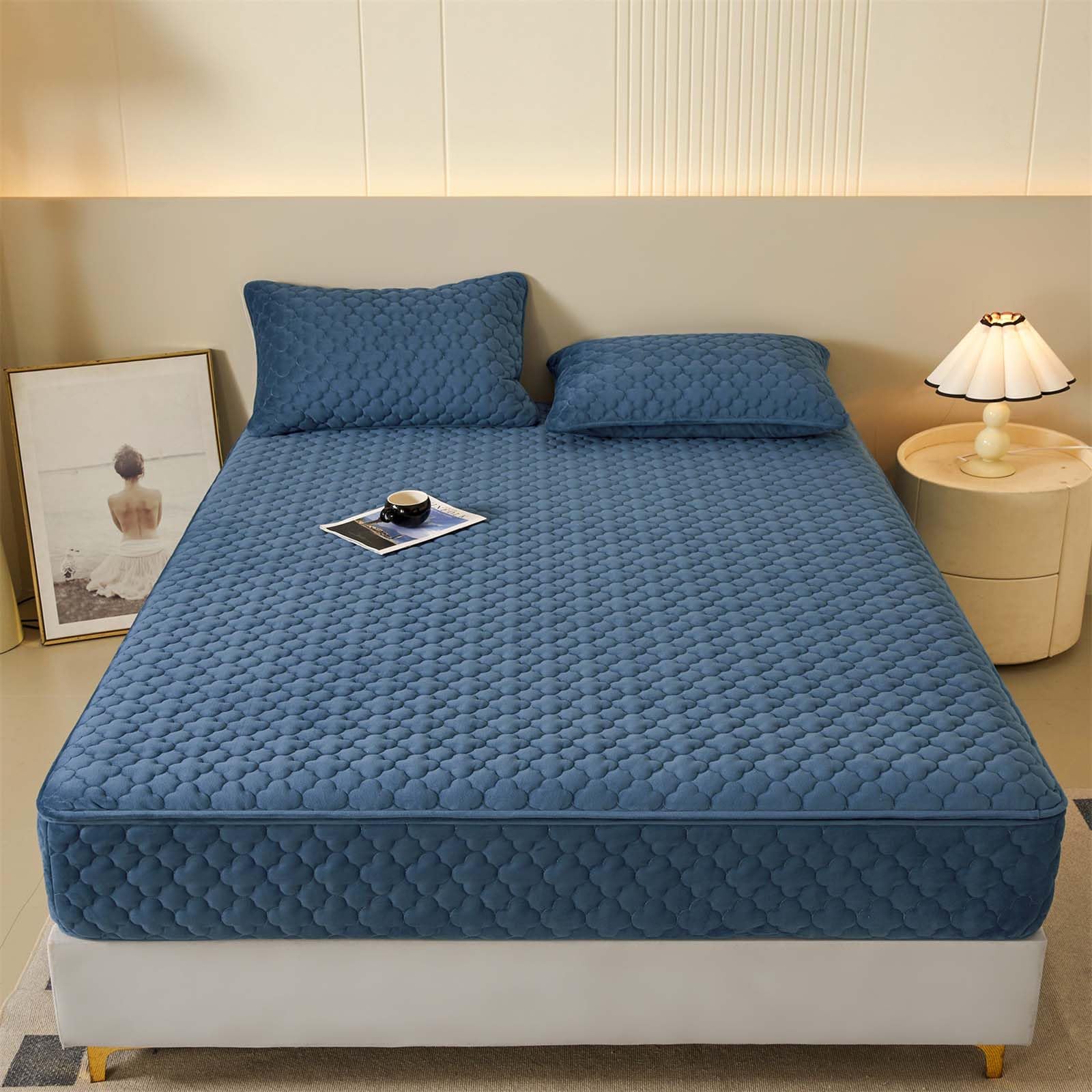 Protector de colchón impermeable personalizable de 70/100/140/160 x 200 cm, funda de cuna lavable gris, funda de cama transpirable para una máxima protección contra alérgenos y ácaros del polvo