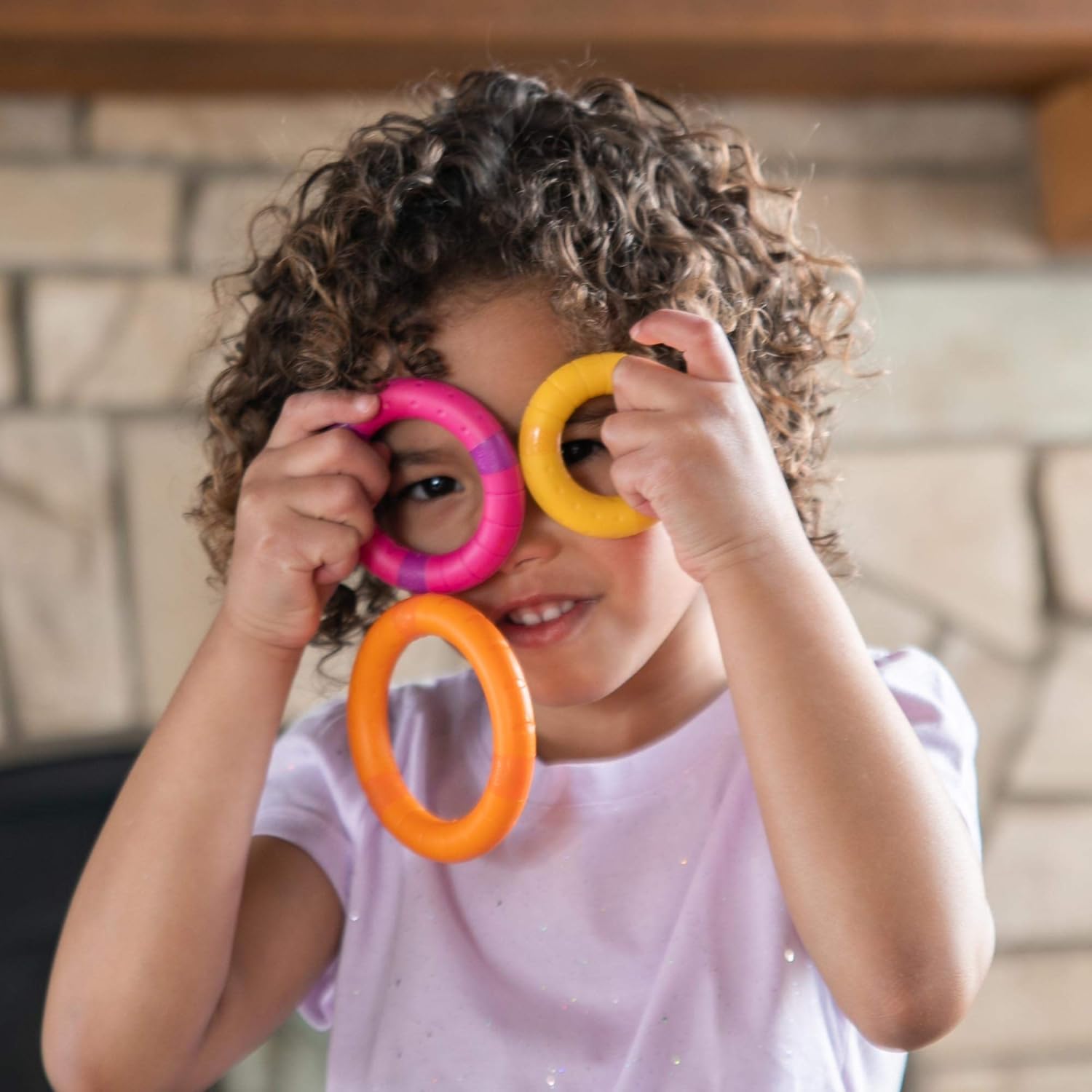 Fat Brain Toys Tinker Rings Baby Toys & Gifts for Ages 2 to 3