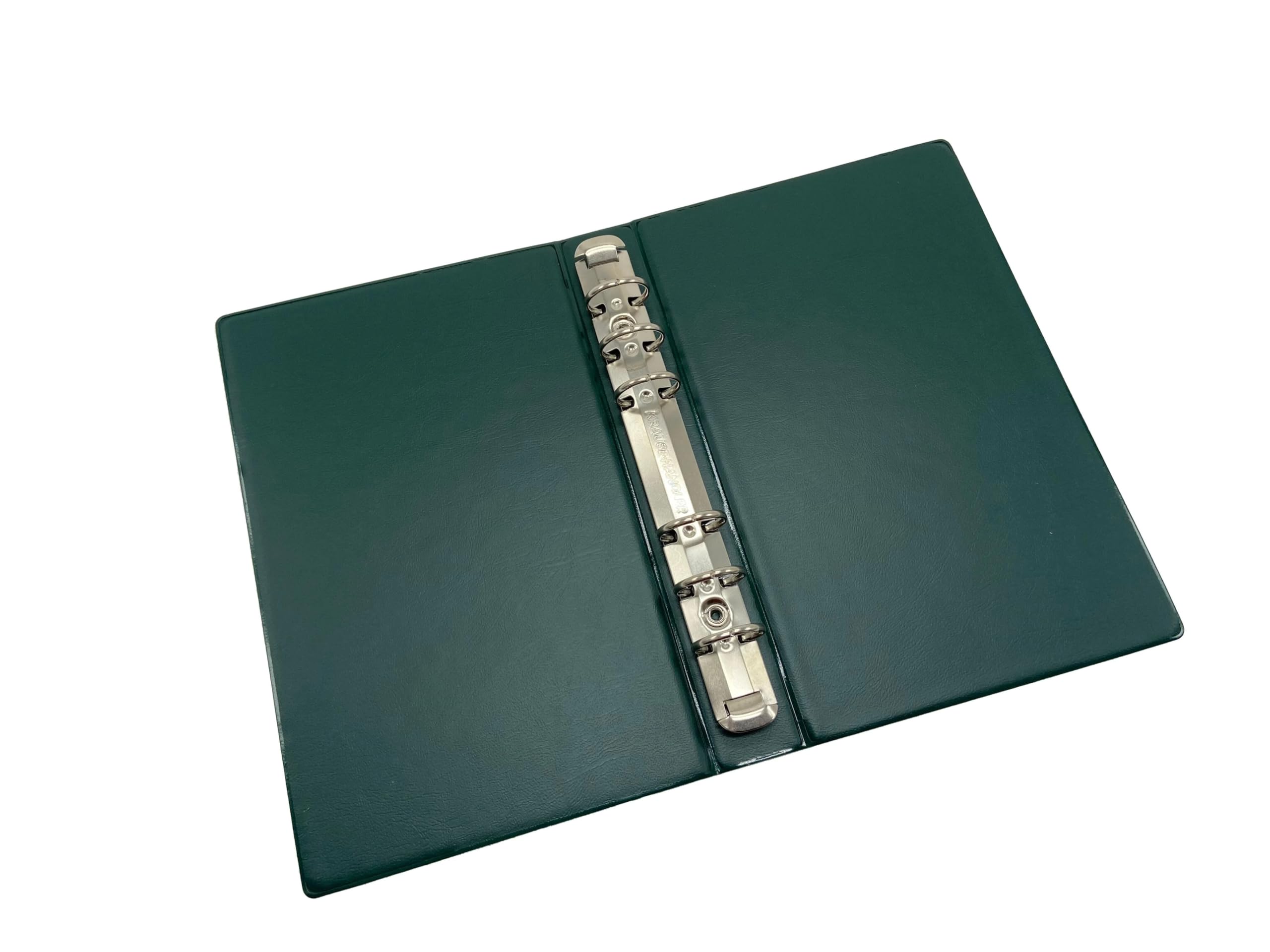 Lansdale Slimline 6-Ring Folder - Slim Single Fold Personal Exercise Organiser/TAMS Holder - Dark Green