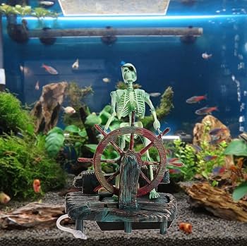 魚　置き物 Amazon.co.jp: SURD アクアリウム 水槽 オブジェ 難破船 潜水艦