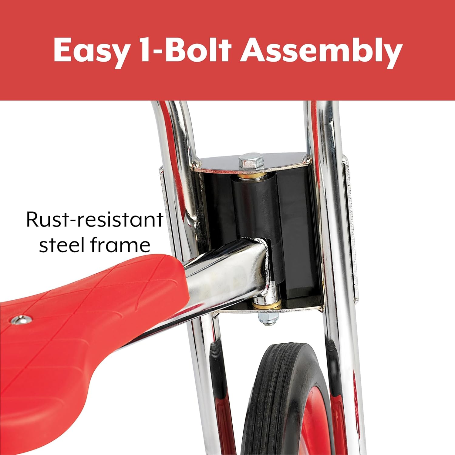 Angeles SilverRider Kids Tricycle, Toddler Tricycle with Solid Airless Rubber Tires, Kids Bike for Preschools and Daycare, Ages 4+, 16.5" Tall Seat