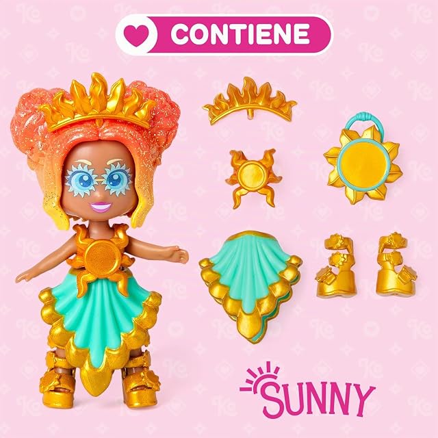Foto 3 de 7 de KOOKYLOOS Serie Golden Gala Sunny, Muñeca Coleccionable de la Serie Golden Gala