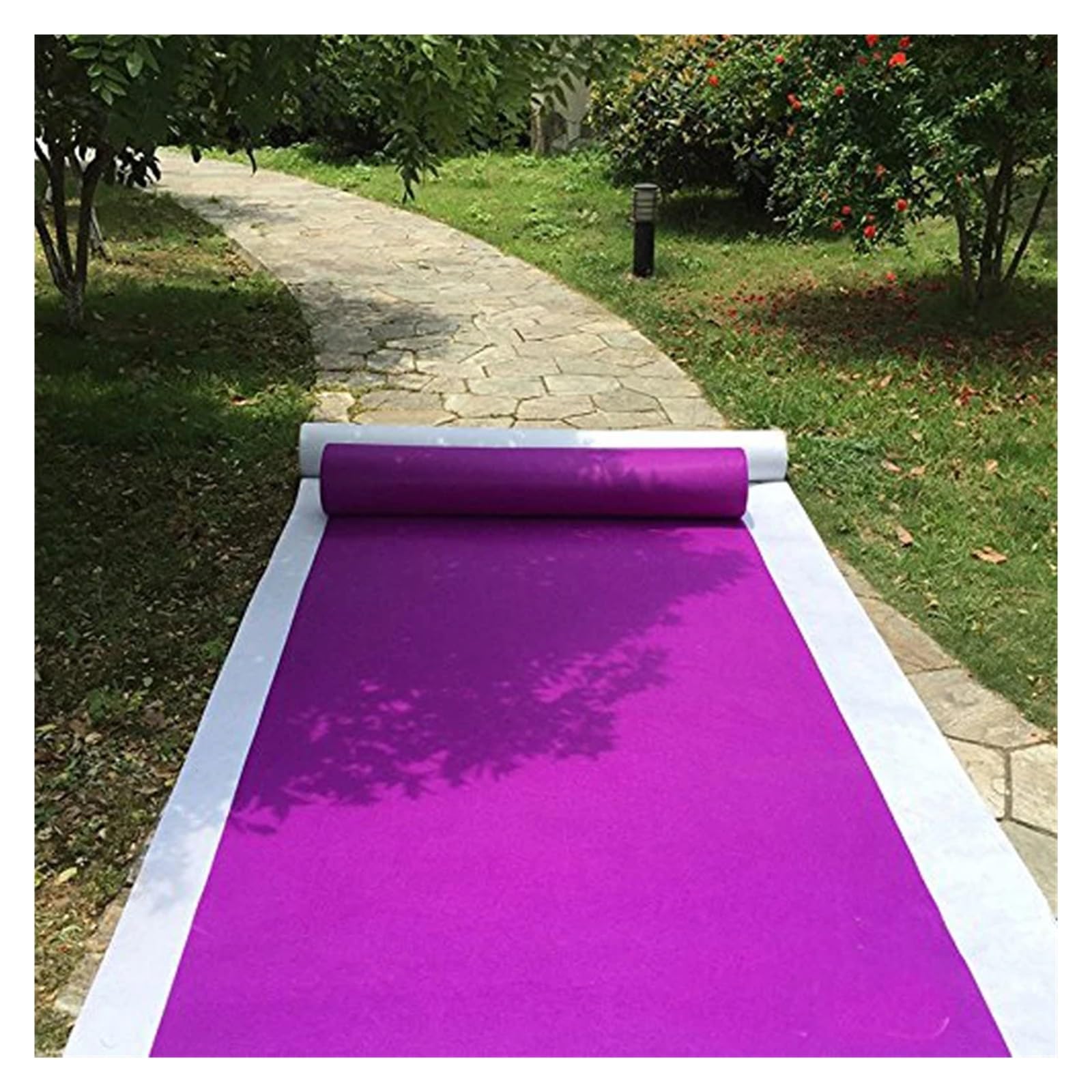 Generico Tappeti for matrimoni Tessuto non tessuto Accessori for feste Palcoscenici Hotel Spettacoli di auto Tappetini antiscivolo per matrimonio, eventi(12M,1.2M)