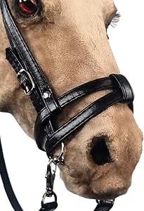 Caballo Hobby Horse VIP De X-Group4th – Juguete De Palo Con Cabello Negro, Tamaño A2 (42x59 Cm), Bastón De 45 Cm, Ideal Para Niños De 3 Años+