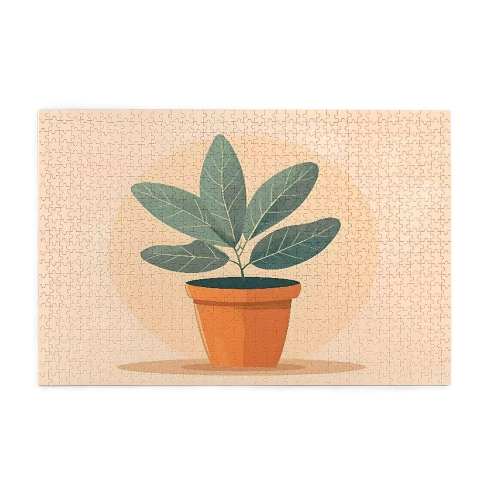 Puzzles Paisaje 1000 Adultos, Puzzle Planta con Cajas y Cartel, Juego Clásico de Puzzle Arte para Entretenimiento Adultos, Regalos de Decoración del Hogar para Pasatiempos Creativos de Mujeres 2T-498