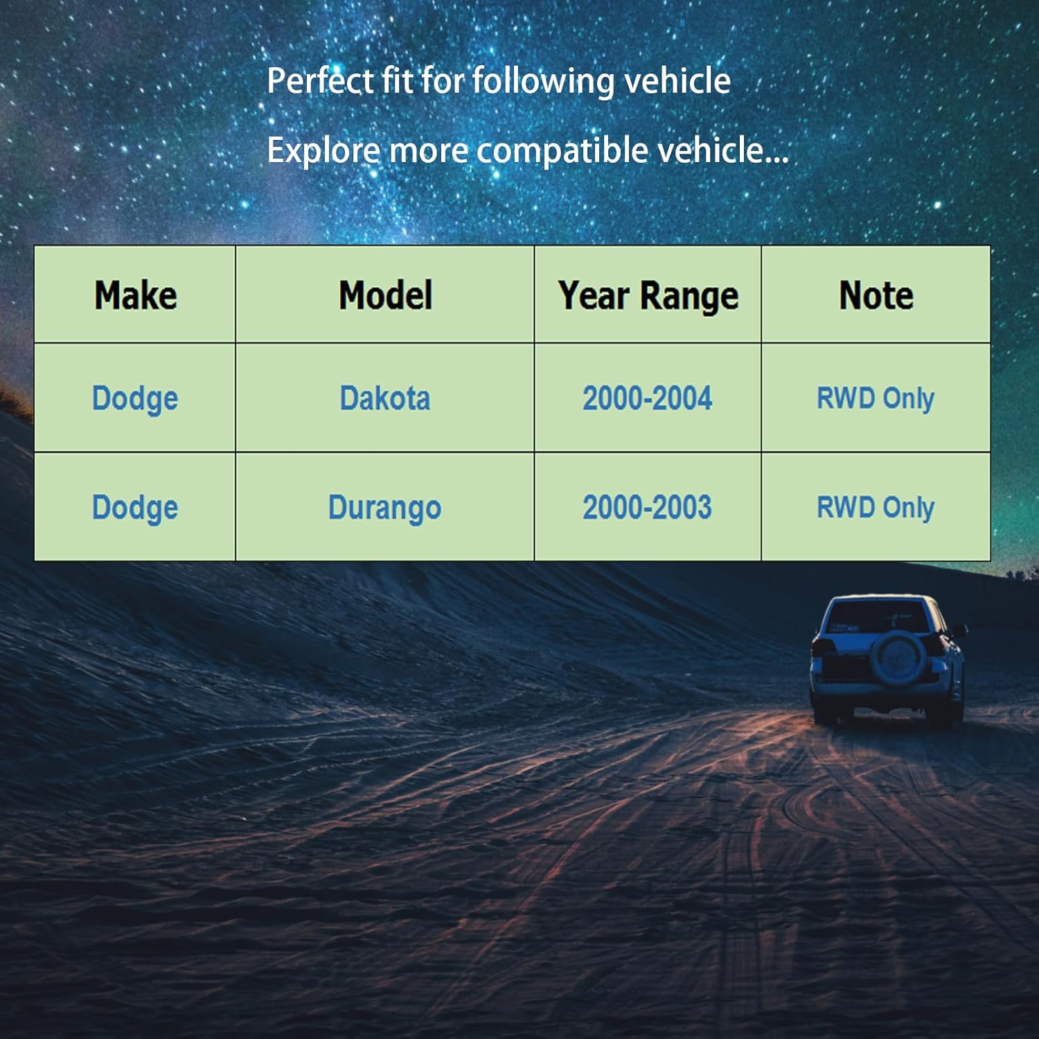 Front Lower and Upper Ball Joints FITS RWD Models for Dodge Dakota 2000-2004, for Dodge Durango 2000-2003, K7392 K7393 Front Upper Lower Ball Joint 4pc Set