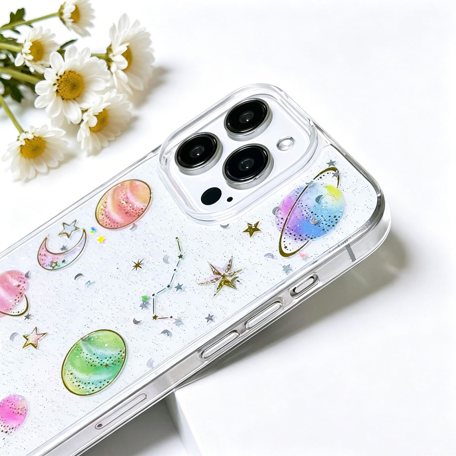 Amazon.co.jp: Abbery iPhone 13 Pro Max用デザイン ケース 宇宙テーマ