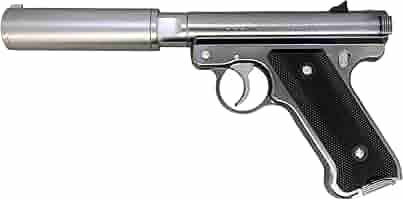 【ジャンク】マルシン工業　ルガーMk1 サイレンサーモデル　固定スライドガスガン マルシン MK1 アサシンズ サイレンサーモデル エクセレント