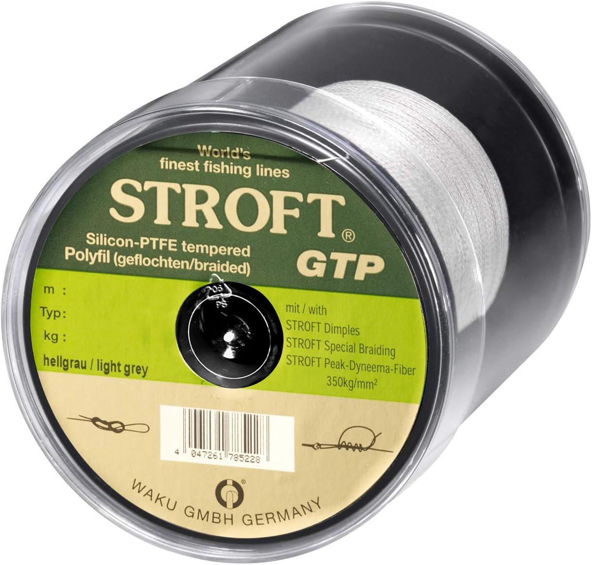 WAKU Line STROFT GTP Type S Braided 250m Silvergrey